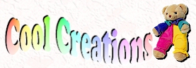 Cool Creations Banner (Teddy bear)
